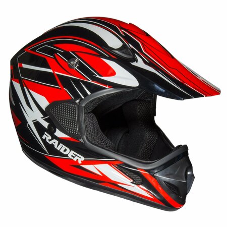 RAIDER Helmet, Rx1 Adult Mx - Red - Xl 2121016
